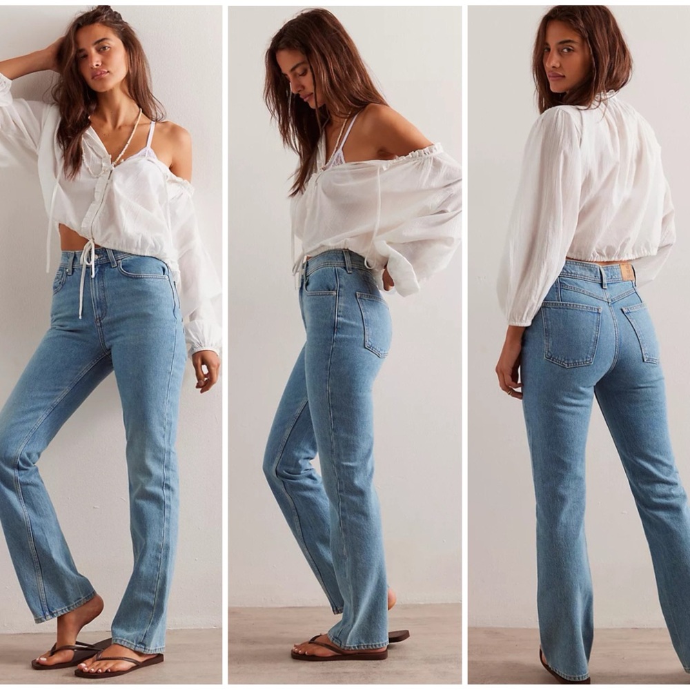 𝓯𝓹 Free People ~  Xena Slim Straight Jeans